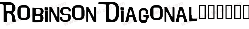 Robinson Diagonal字体转换